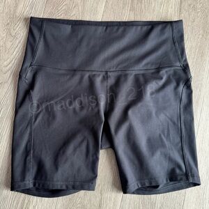 All In Motion 7” Biker Shorts High Waisted Black XL